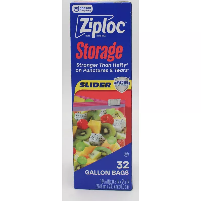 Ziploc Slider Gallon Storage Bags 32ct Wholesale Pack