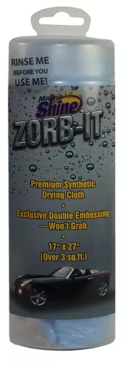 ZORB-IT Drying Cloth w/ Tube 17" x 27" - Blue